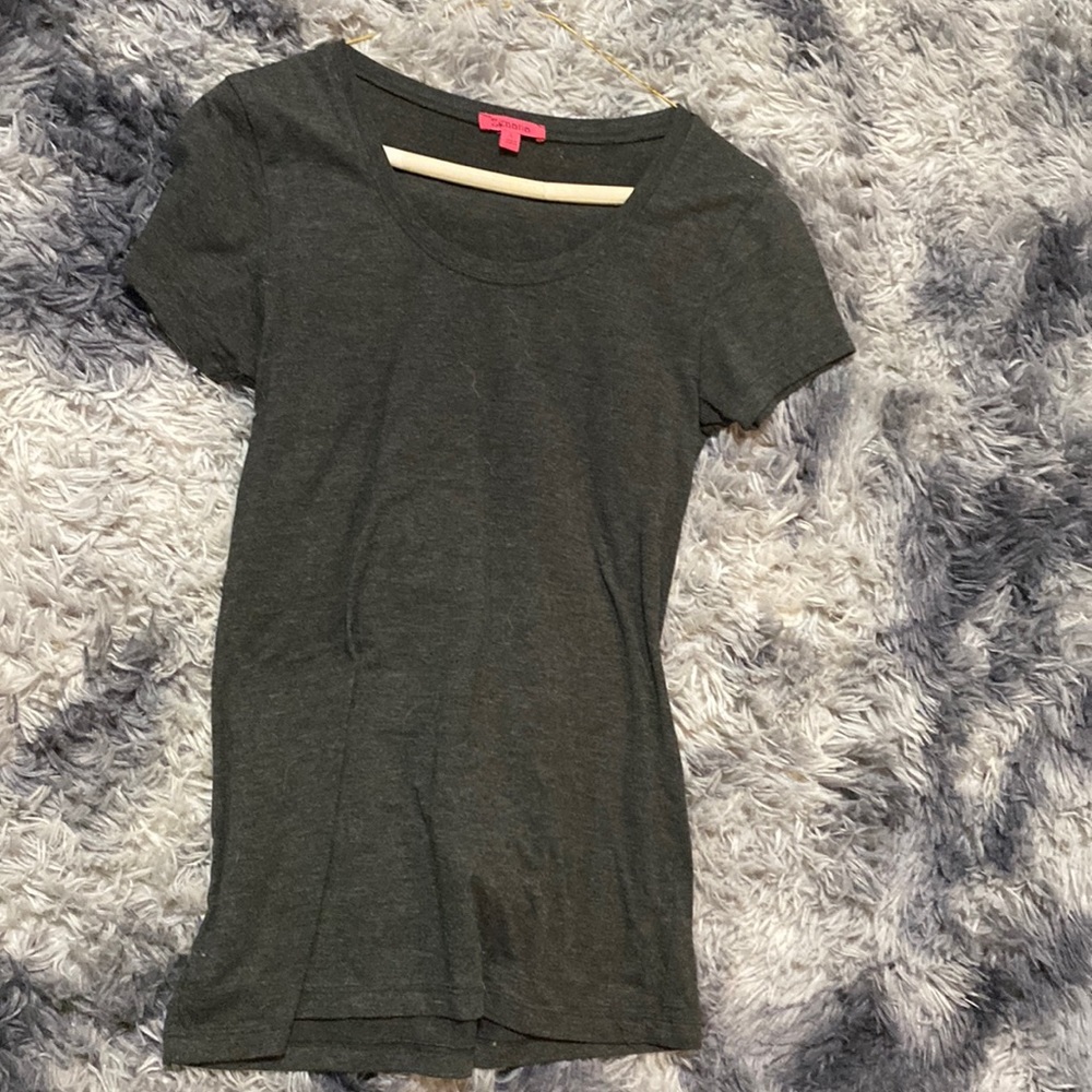 Zenana large gray shirt